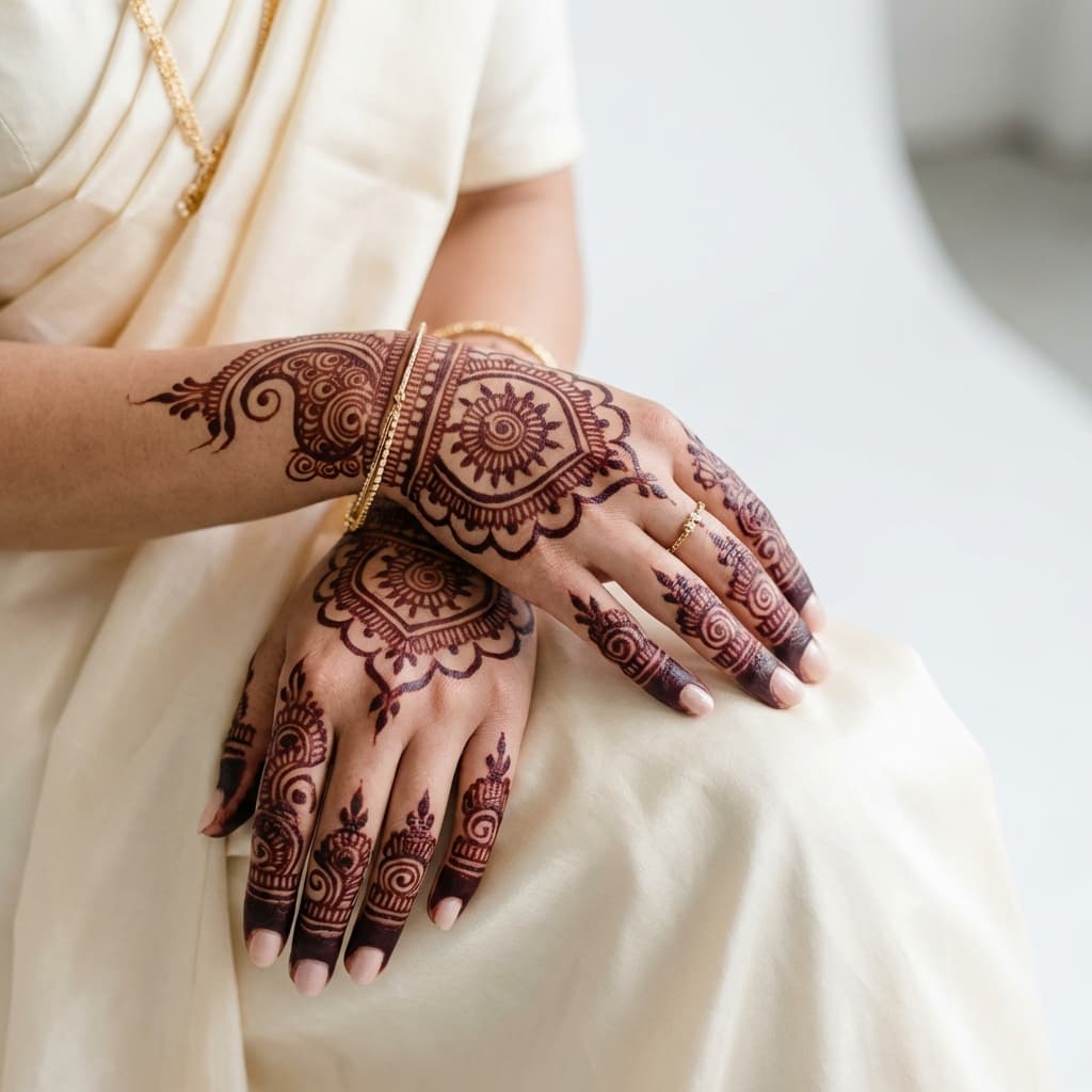 ATX Henna Gallery - Intricate bridal mehandi design by Pratikshya Timalsina in Austin Texas